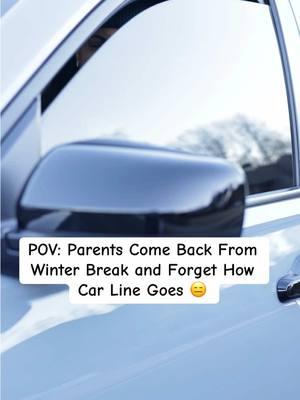 Cause one thing for certain, two things for sure, you not about to skip me baby! 😤 I’ve never been a stranger to honking this horn and it’s wayyy too cold to be playing like we haven’t been doing this all year! 😂 #pov #carline #school #parenting #winterbreak #funny 