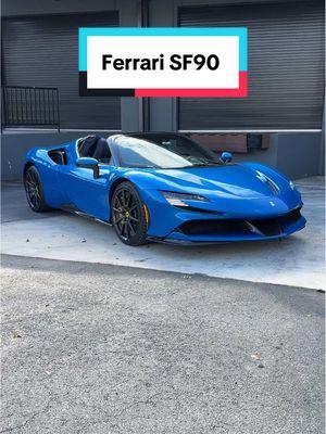 Ferrari SF90 just pulled into our shop for the new car protection package!  #sf90 #ferrari #ferrarisf90 