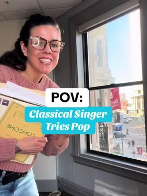 I’m allowed to make this bc I was a classical singer 😝 #pov #skit #comedy #voicecoach #singerlife #classicalsinger #singinglessons #singerlifestyle