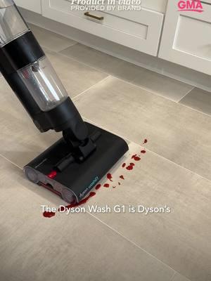 We tried Dyson's new wet and dry vacuum! #shopgma #dyson #cleaning #vacuum #dysonwashg1 #dysonwash