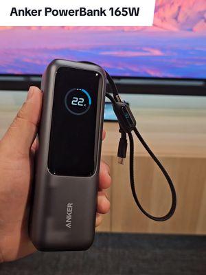 Anker Power Bank 25K 165W with Built-ln and Retractable Cables, Fast Charging for 4 Devices #speedytech77 #anker #ankerhighpower #ankershop #newyear #travel #traveltech #chargedevices #TikTokShop #risingstar 