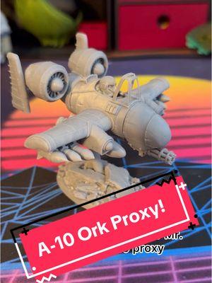 I really love this A-10 Ork proxy from @MrModulork. I cannot wait to add it to my army! What do you all think? Printed on @Heygears BR UltraCraft Reflex #warhammer #warhammer40k #warhammercommunity #warhammertiktok #40k #40korks #orks #3dprint #3dprinting #3dprinted #3dprintinglife #3dprints #3dprinttok 