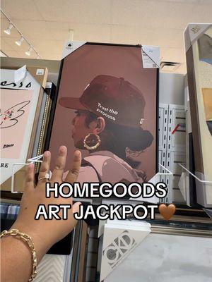 I officially spotted “The Artist” artwork at my local @HomeGoods and my jaw is on the FLOOR!!! Follow her on IG @Sylvine (@the. artiiist) !!! #homegoods #homegoodshaul #homegoodsfind #homegoodsfinds #homegoodsthings 