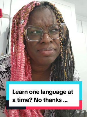 because you telling me I'm just supposed to WAIT?? I'm having a great time over here juggling multiple. Its okay if you don't want to do the same. That's why we do what works best for us 😅 But seriously, where are my polyglots and aspiring polyglots at? #Polyglot #MultipleLanguages #Languages #LanguageLearning #LanguageCoach #LanguageCoaching 