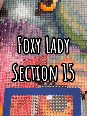 The last section with the fox’s face 😍 Canvas: Foxy Lady by Camilla d’Errico from Diamond Art Club #foxylady #diamondpainting #diamondpaint #diamondart #camilladerrico #diamondartclub #craft #hobby #dac #StressRelief #relax #satisfying #timelapse