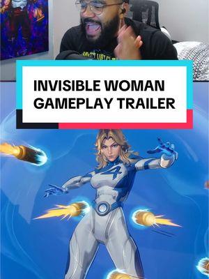 Invisible Woman Gameplay Trailer! SHE SO FINE!!!! She looks GREATT!! Strategists mains gonna be eating good! #amkenji #foryou #GamingOnTikTok #marvelrivals #marvelrivalsgame #marvelrivalsclips #fantasticfour #suestorm #invisiblewoman 