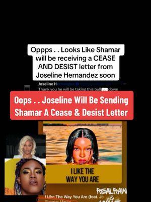 🚨Oppps . . Joseline Hernandez was not here for her song being posted on SHAMAR’S Apple Music account🚨 Allegedly, an Apple Music account with Shamar’s name on it posted one of Joseline’s songs and a FAN informed her. She responded and said HE WILL BE TAKING THAT DOWN 😳🫢 Gworls, what are your thoughts? #shamarmarco  #shamarrmcco #shamarco #shamar #shamarmcco #queenofatlanta  #thequeenisback78  #bigmarco26 #shamarco26 #shamar #joseline #joselinehernandez Via: Joseline Hernandez