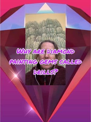 Every time I post a video about diamond painting drill storage, someone asks me why the diamonds are called drills. This is the best explanation I’ve been able to come up with. Let me know what you think? #diamondpainting #diamondart #5ddiamondpainting 