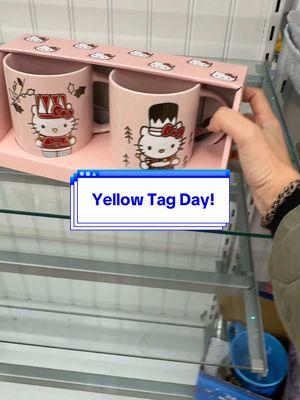 January 8th is YELLOW TAG DAY!!  - this should be happening at TJ Maxx, Marshalls, and HomeGoods! Each store varies  . . . . .#simplysourced #simplysourcedllc #hellokitty #yellowtag #yellowtagsale #yellowtagsaletjmaxx #yellowtagevent  