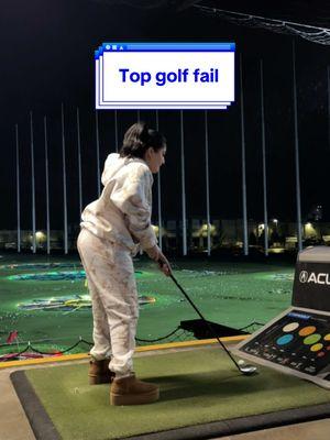 it’s harder than it looks💀 #topgolf #topgolffail #fyp 