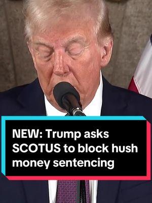 President-elect Donald Trump asked the Supreme Court to block criminal proceedings in his hush money case in New York, with a sentencing hearing scheduled for Friday. The court has asked New York prosecutors to respond to Trump's request by Thursday morning, giving the justices time to act before the sentencing proceeding. MSNBC legal analyst Andrew Weissman breaks down what the legal strategy means.  #trump #legalnews #politics #news