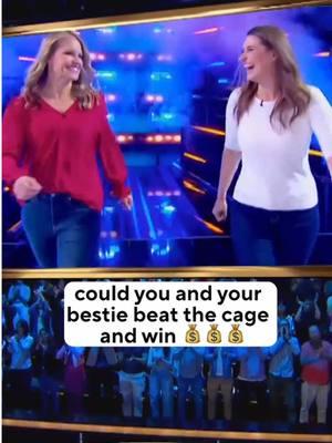 Best friends = Best wins #raidthecage #damonwayansjr #jeanniemai #gameshow #tv #competition 