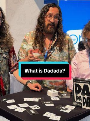 What is Dadada?? Here’s how the designers describe their unique language-building party game! #partygame #games #paxunplugged #boardgames #tabletopgames #boardgametok #fyp 