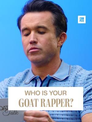 Quinta Brunson & Rob McElhenney’s crown their GOAT Rapper on #GOATTalk  #quintabrunson #robmcelhenney #jayz #tupac #eazye