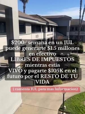 ¿Sabías que con solo $200/semana en una póliza de IUL (Vida Universal Indexada) puedes generar $1.5 millones en efectivo libre de impuestos mientras estás vivo? Y eso no es todo, itambién puede pagarte $105K al año por el resto de tu vida! Asegura tu futuro financiero con una planificación inteligente y a largo plazo. No esperes más, ¡empieza a construir riqueza hoy mismo! #php #LibertadFinanciera #CreacionDeRiqueza #EfectivoLibreDelmpuestos #IUL #AseguraTuFuturo #IngresoPasivo #iul #foryoupage #planderetiro #foryoupageofficiall #viralvideo #viraltiktok #foryourpage #segurosdevida 