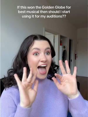 A perfect little 8 bar cut ! #fyp #foryoupage #theatretiktok #theatrekid #musicaltheatre #wicked #audition #goldenglobes #emiliaperez #funny 