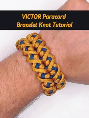 How to Make a VICTOR Paracord Bracelet Knot Tutorial Navy Blue Paracord 550 - 8.3 feet or in metric 2.5 mt Gold Paracord 550 - 8.3 feet or in metric 2.5 mt Buckles 5/8 Wrist circumference 7.5 inches or 19 centimeters #victorbaracordbraceletknottutorial #victorparacordbracelet #paracordbraceletknot #paracordbracelettutorial #paracordbraceletdiy #paracordbraceletshorts #howtomake #makeathome #DIY