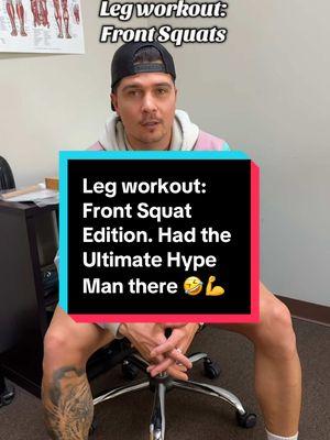 Leg day: Last Front squat day this mesocycle.  Had Mr.Terry aka the ultimate hype man in my corner today for my last 2 sets. #gymtalk #legworkout #workouttips #legday #legsworkout #frontsquats #squats 