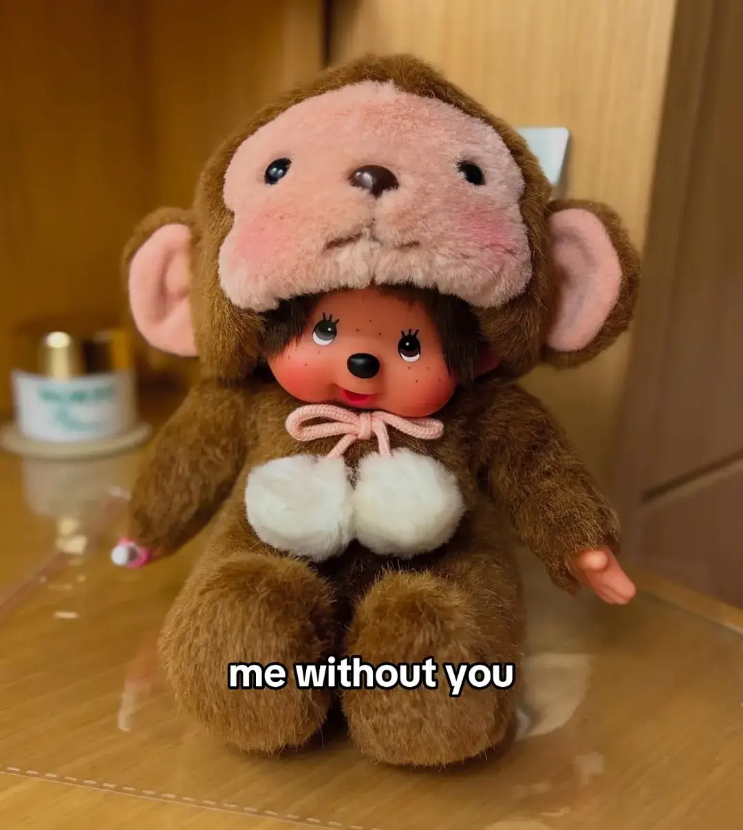 tag your bestie!! (or bae lolz) 💖💕🎀 #monchhichi #monchhichidoll 