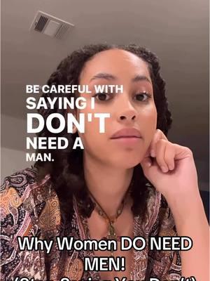 The TRUTH: Why Women Need Men  Why Women Need to Stop Saying They don’t need a man!  #moderndating #modernwomen #modernmen #moderndatingbelike #moderndatingissues #moderndatingtips #men #women #sigmamales #sigma #datingadvice #datingtips #datingcoach #marriage #divorced #divorceesoftiktok #realtalk #truth #christian #christianity #Proverbs31 #Proverbs31woman #facts #gamechangers #dating #datingtips #Relationship #relationships  #relatable #sigmamale 