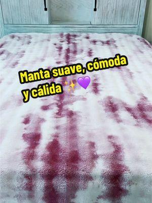 Manta suave, cómoda y cálida ✨💜 #ultrasoft #manta #soft #comfortable #blanket #bedroom #dormitorio #comodidad #calidez #coverset #bedding #Viral #fypシ #TikTokShop #tiktokmademebuyit #fypシ゚viral 