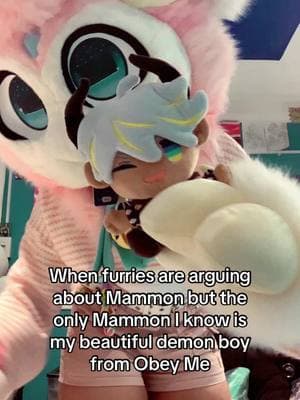 I also like Beel, Diavolo, Barbatos, and Solomon 😄 #obeyme #obeymeshallwedate #fursuit #kemonofursuit #furrydrama #furryfandom #fursuiter #furryfyp #mammonobeyme #furry 