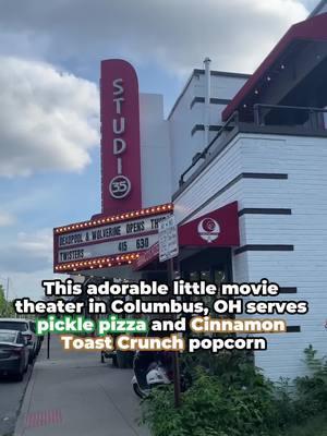 Adorable? ✅ Unique? ✅ Cereal flavored popcorn? ✅  Studio 35 has it all and a whole lot more, and they’re bringing a whole new meaning to the phrase “dinner and a show.” One of my favorite traditions is showing up to Studio 35 an hour before seeing a movie, grabbing a pizza, a few beers, and then heading into the theater with a bag of popcorn for “dessert.” If you love going to the movies, you’ll love Studio 35.  🍿 Studio 35 Cinema & Drafthouse 3055 Indianola Ave, Columbus, OH 43202 #movietheater #movietheaterpopcorn #smallmovietheater #goingtothemovies #blockbusters #cinema #coolmovietheater #popcorn #cerealflavoredpopcorn #picklepizza #pizza #hiddengem #hiddengems #centralohio #columbus #columbusohio #cbusohio #cbus #ohio #ohiothingstodo 