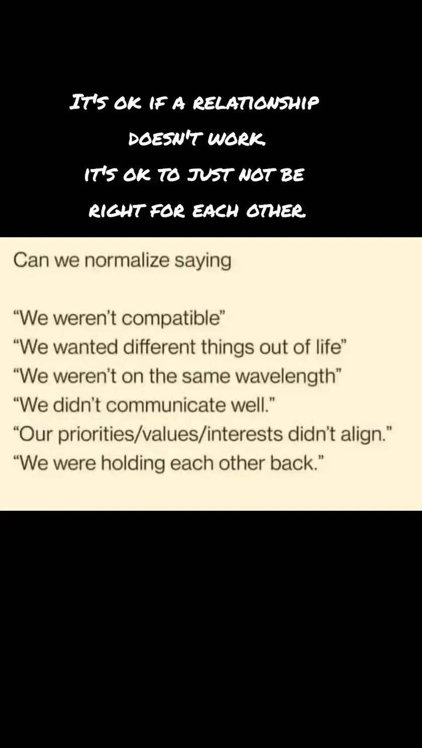 #deservedbetter #whenitdoesntwork #incompatible #dontsettle #fyppppppppppppppppppppppp #fypシ゚viral #fypシ #fy #mentalhealthmatters #MentalHealth #emotionalintelligence #emotionalsafety #WomenOfTikTok #ladies #relatable #relationshipadvice 