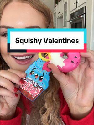 Available in 28 or 30 pieces! #ttslevelup #giftguide #ValentinesDay #valentines #diyvalentine #valentinesgift #valentinesgiftidea #valentinescards #kidsvalentines #squishy #squishies 