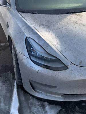 🧼Check out our waterless wash and action on this Tesla!  How do you think it did?☑️ #detailing #detailers #waterlesswash #detailspray #carwash #telsa #fyp 