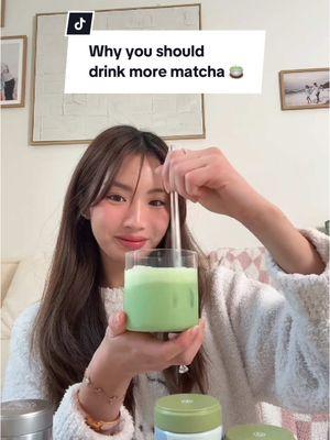 Why you should drink matcha everyday 🍵🤍 #matcha #icedmatcha #healthbenefits 