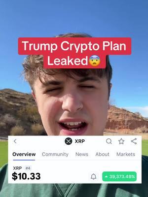 #Trump Crypto Plan Leaked🫢 #Crypto #Cryptocurrency #Cryptok #CryptoTrading #Bitcoin #Ethereum #BTC #ETH #XRP #Ripple #TradeshipUniversity #Solana #Trading #RLUSD #ElonMusk #Doge #Memecoin