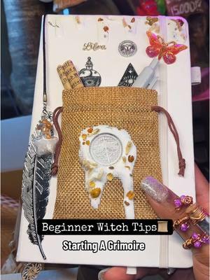 Starting A Grimoire Pt. 2 📜🧚🏽✨| Beginner Witch Tips #beginnerwitchtips #witchythings #witchywoman #witchytips #grimoire #bookofshadows #bookofshadowsideas #wheeloftheyear #wiccan #pegan 