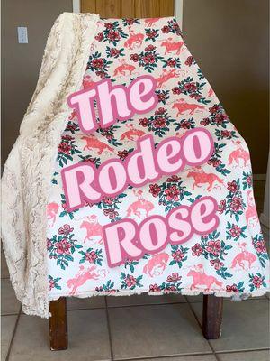 The Rodeo Rose minky blanket in Blush Pink is now available to order at www.sewpunchy.com 🌹🌹🌹🌹🌹 15% off through tonight!! #rodeorose #rodeoblanket #floralcowgirl #westernfloral #rodeominky #rodeodecor #cowgirlcheck #cowgirlaccessories #westernflair #cowgirlflair #buckinghorse #buckinghorses #broncstomper 