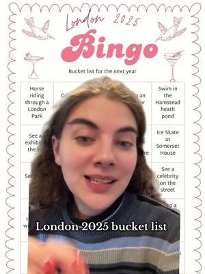 Anything else to add to a London bucket list?? #americanintheuk #sscarlettka #internationalstudents🇬🇧 #kingscollegelondon #londontiktok #bingoboards #bingo #londonbucketlist #2025 #ukvusa #ukvsusa #greenscreen  