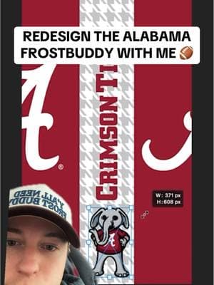 What team should I redesign next? 🤔👇 #frostbuddy #bama #alabamafootball #alabama #rolltide #fyp #foryou #CollegeFootball 