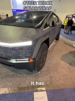 Phenomenal cosmic driving style 🔮… itty bitty solar charge ⚡️🔋 #CES2025 #cybertruck #jaredmecham #tesla 