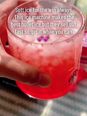 🔥 Soft ice for the win ALWAYS 💕 This ice machine makes the best bullet ice but they sell out fast so get it while you can #tiktokshopcybermonday #tiktokshopholidayhaul #tiktokshopblackfriday #falldealsforyou #icecube #icemaker #icemachine #icemakermachine #portableicemaker #softice #euhomy 