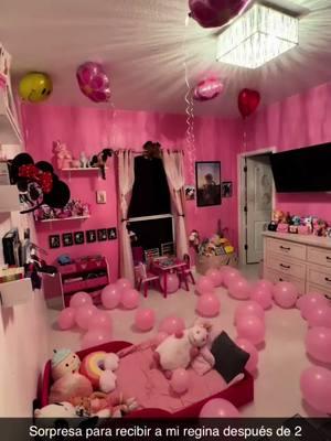 Eres la felicidad de mi vida #regina #niña #niñademami #consentida #chiflada #sorpresa #hermosa #room #pinkroom #globos #decora #decoraciones #feliz #viralvideo #texas #gto #queretaro #mexico🇲🇽 