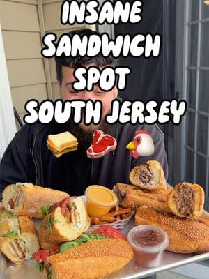 INSANE SANDWICH SPOT SOUTH JERSEY 🥪🐔🥩 This amazing Sandwich spot in 📍 Washington Township, NJ is on a different level. They have a huge selection of sandwich like, Chicken Caesar, And many more other cutlet sandwiches, They specialize in roast beef and the owner said they have incredible roast pork which we do not eat. On Sundays they serve incredible cheesesteaks with @coopercheese this was great. You have to check this out. 📍 @johnnydisbeefandpork 🧀 🥩 🥖  ————————————————— Follow @darthefoodguru for more Food 🥘, Family ❤️, And fun experiences 🎢  #Darthefoodguru #Foodie #foodblogger #Southjersey #foodblog #sandwich #sandwiches #sandwichlover #cheesesteak #chickensandwich #food #fyp #reels #foodlovers #tiktokfoodie #jerseyfood #dinner #blogger #yummy #entertainment #viral #foodgasm #foodies #family #explore #foodcritic #foodreview