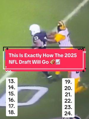 This Is Exactly How The 2025 NFL Draft Will Go Part 3, do you guys agree? #nfldraft #nflmockdraft #nfldraft2025 #lutherburden #fyp  @Brandon Deutsch  @Brandon Deutsch 