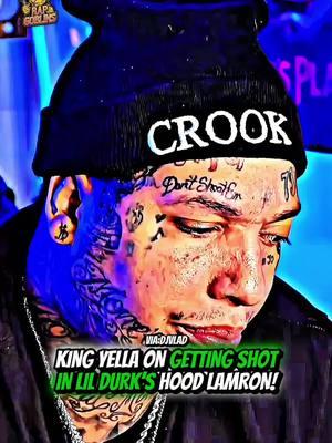 King Yella on Getting Shot In Lil Durk’s Hood Lamron!😳#lildurk #kingyella #chiraq 