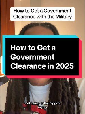 Replying to @77 getting a clearance without the military isn't as complicated as people think #symonebeez #govtech #techtok #miltok 