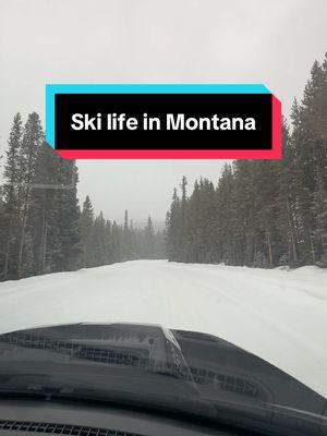 First ski day of 2025 #wanderlust #wander #ski #skiday #powder #snow #drivinginsnow #winter #winterwonderland #skigirl #mountainlife #getlost #gooutside #wilderness #wild #adventure #snowadventures #snowstorm #2025 #bigsky #discovery #discoveryskiarea #montana #magic @discoveryskiarea 