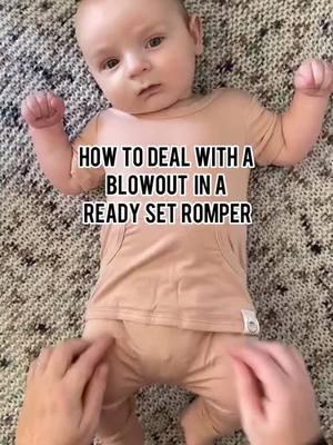 #readysetromper #babytiktok #babymusthaves #bamboobabyclothes #bamboopajamas #bambooromper #nosnapnozipperromper #babyclothes #howto  