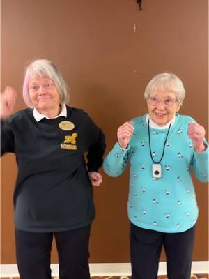 I’d say we nailed this trend 😜🕺✨ #fyp #seniorlivingcommunity #ivwaukee #firsttry 