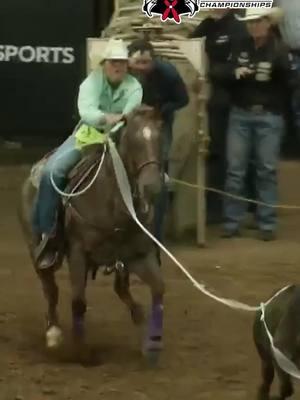 “…and I do what JJ does.” — JJ Hampton, on winning Round 1 in the Pro Breakaway Roping at the 2024 Women’s Rodeo World Championship. Spoken like the champ she is.  📲Nominate: app.wcrarodeo.com Presented by Kimes Ranch Jeans  #jjhampton #womeninrodeo #breakawayroping #wrwccowgirl #womensrodeo #cowgirl