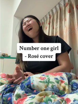 As a words of affirmations girlie and major people pleaser.. this song really hits home 😔 . Number one girl - @ROSÉ cover  . I’m surprised that this was just a practice take but I really enjoyed how I sounded 🫣 . #numberonegirl#numberonegirlrosie#rosie#rosé#cover#kpop#kpopcover#kpopsingingcover#roses_are_rosie 