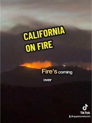 Spreading Wildfire Threatens Southern California Community.  We talk about a fire that is spreading over a mountain in Southern California. The winds are picking up and the fire is moving quickly, posing a danger to the nearby Calabasas area. The narrator describes seeing the fire from the roof where they were working, and expresses hope that everyone has evacuated safely.  #FireEmergency #MalibuFire #SouthernCalifornia #DangerZone #palisadesfire #palisades 