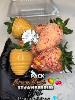 Mango Punch Strawberries 🥭🍒 Download our app or visit our website to place an order! Link in bio 📲  #viral #explorepage #candiedpickles #candiedpineapples #candiedgrapes #candiedstrawberries #candy #strawberries #sweettooth #sweettreats #boujee #treats #treatyourself #sweets #sweet #candyworld #candiedfruits #mango #candyshop #treatmaker #Foodie #juicy #viralreels #reels #reelsinstagram